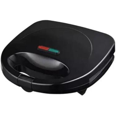 Imagem de Sanduicheira Elétrica Antiaderente Grill Gourmet 127V, Compacta, Rápida e Fácil de Limpar