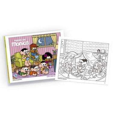 Imagem de Turma da Mônica - Dias Alegres: Cozy and Comfy Moments - Livro de colorir