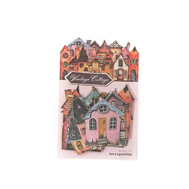 Imagem de Tachiuwa 15x Adesivos decorativos de papel cartão para scrapbook, papel cartão estampado, retrô, faça você mesmo, decoração de diário para embrulho de presente, Style C