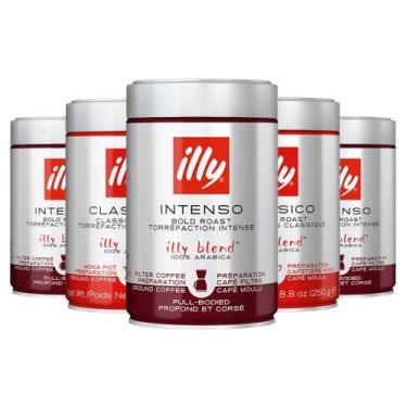 Imagem de Café Moído, 5 Latas De 250G, Illy - Illy café