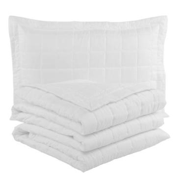 Imagem de Cobre Leito Soft Solteiro 2pçs - Valle Enxovais, Branco