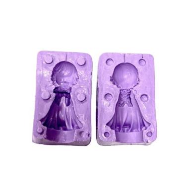 Imagem de F1550 molde de silicone anjo 3d menina confeitaria biscuit - confeitar