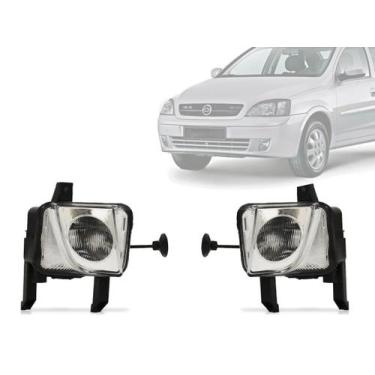 Imagem de Kit farol milha auxiliar neblina corsa montana 03/11 dir/esq fun236 fu