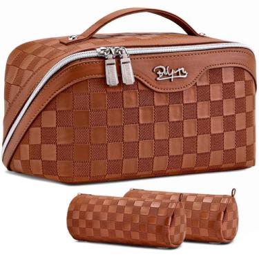 Imagem de Organizador de bolsas de maquiagem de viagem BOYATU, conjunto de 3 peç