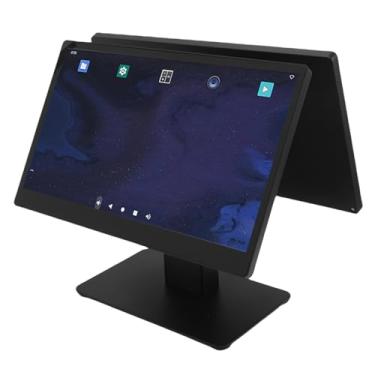 Imagem de Eujgoov Caixa de 15,6 Polegadas de Tela de Toque 1920x1080 FHD Display POS BT5.2 WiFi para Loja de Supermercados (Plugue da UE)
