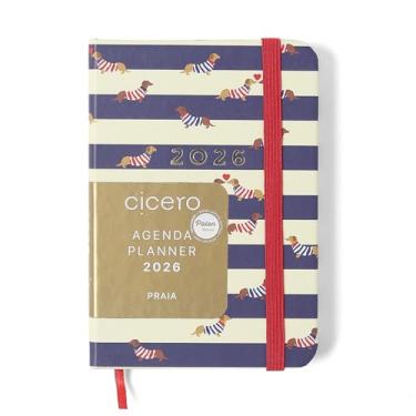 Imagem de AGENDA PLANNER CICEROS 2026 PRAIA SEMANAL 9X13 CACHORROS