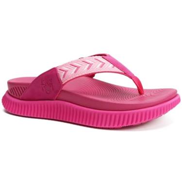 Imagem de KuaiLu Sandália feminina ortopédica ortopédica feminina atlética de recuperação de almofada grossa sandálias de caminhada de espuma viscoelástica com suporte de arco para fascite plantar confortável