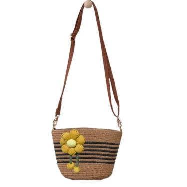 Imagem de Farm4Far Bolsa de ombro feminina com laço e laço, 25ss4038b