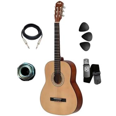 Imagem de Violão Canhoto Eletroacústico Clássico Denver Memphis (NTS)