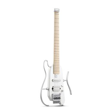 Imagem de Donner Kit De Guitarra Elétrica Hush-X - Guitarra De Viagem Leve Como Uma Pena Com Suportes Fáceis De Montar, Ótima Para Viagens E Prática, Corpo Sólido De Mogno, Bolsa Para Show, Todos Os Acessório