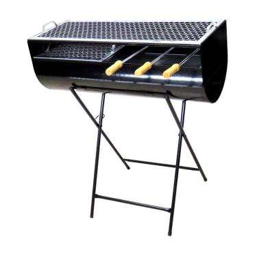 Imagem de Churrasqueira Espetinho Pé FE 2 Grelha 3 Espeto 100x76x30cm