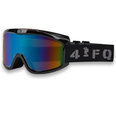 Imagem de 4-FQ Óculos Dirt Bike, MX Capacete Óculos para ATV, Motocross, Off-Road e Óculos de Esqui - UV400 Anti Neblina Arranhões, Alça Antiderrapante para Jovens Homens e Mulheres