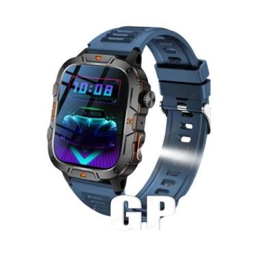 Imagem de Relógio Inteligente Militar Masculino Com Tela AMOLED, Monitor De Freq