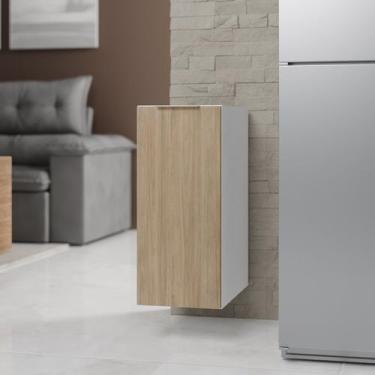 Imagem de Balcão Suspenso 1 Porta 30cm sem Tampo Ipanema CabeCasa MadeiraOrigina