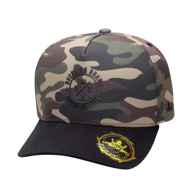Imagem de Boné Overking Aba Curva Trucker Hard Logo 2.0 Camuflado-Masculino