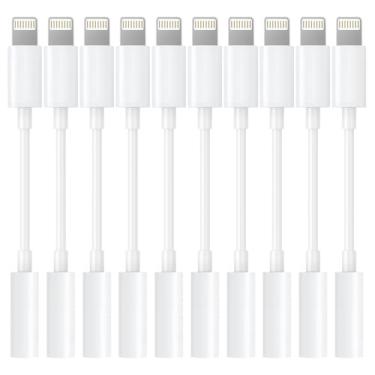 Imagem de [Certificação Apple MFi] Adaptador Lightning para conector de fone de ouvido de 3,5 mm chip DAC integrado, adaptador auxiliar de áudio Hi-Fi para iPhone 14/13/12/11/X/XS/XR/8/7, iPad, iPod - auxiliar