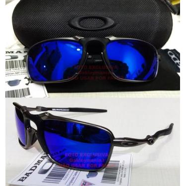Imagem de Oculos de Sol Badman Grafite Black Lente Blue Magic com proteção Uv Uv