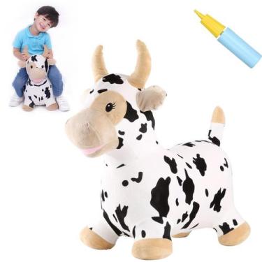Imagem de Brinquedo Bouncy Cow Farm Animal Hopper INPANY para menino de 2 anos
