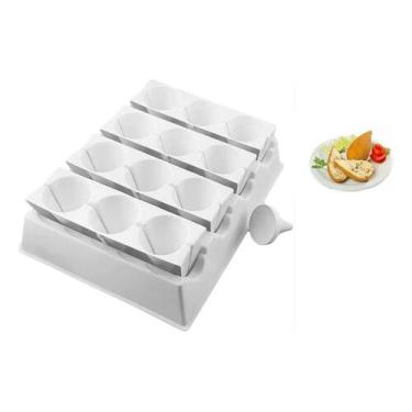 Imagem de Fabricador de Coxinha 8 unidades Tamanho grande mais uma Forma de Past