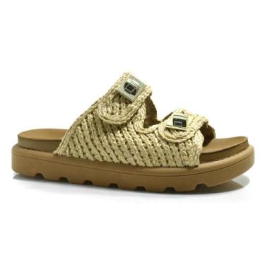 Imagem de Sandália Flat Feminina Vizzano, Bege, 38