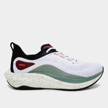 Imagem de Tênis Olympikus Reverso 3 Masculino, Branco, Vinho, 41
