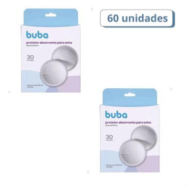 Imagem de Kit 2 Absorvente Protetor Para Seios BUBA Descartável Com 30 Unidades 
