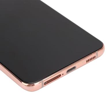 Imagem de Tela de substituição de telefone de 6,7 polegadas LCD Touch Digitalizador conjunto com moldura de impressão digital kit de ferramentas para S21 Plus 5G SM G996B versão internacional da UE (ouro rosa)