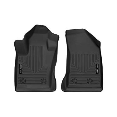 Imagem de Husky Liners Serve para Jeep Compass 2017 – 19 – Lado do passageiro tem 2 pinos de retenção de tapetes, tapetes frontais com contorno X-act