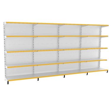 Imagem de Gôndola Parede Prateleira Lateral 1 Inicial e 3 Continuação