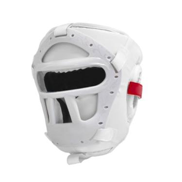 Imagem de oshhni Capacete de caratê, capacete de boxe, boné de proteção, de boxe, proteção de cabeça para Muay Thai, Taekwondo, esportes de luta para adultos, S