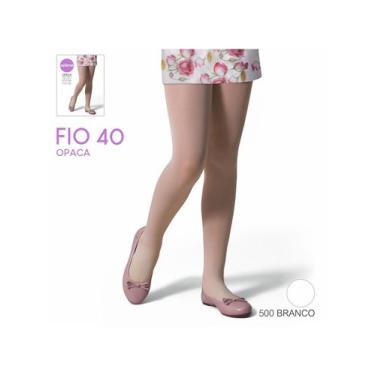 Imagem de Meia-Calça Selene 9570.001 Infantil Opaca Fio 40 T.P/G, M, 001, 500, B