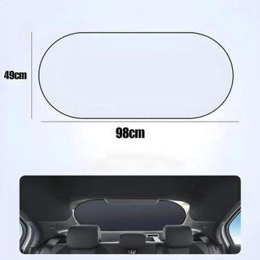 Imagem de Protetor Solar Universal Para Janela Traseira De Carro Com Proteção UV