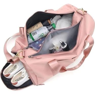 Imagem de Bolsa Feminina Academia Com Divisória Para Tênis – Resistente E Moderna