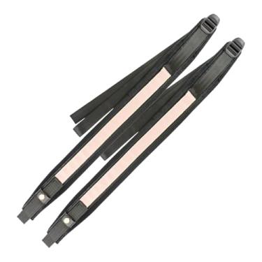 Imagem de harayaa Alça de arnês tipo sanfona, alça de ombro ajustável com fivelas ajustáveis, Rosa Claro Branco