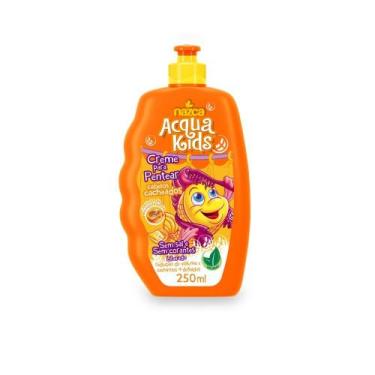 Imagem de Creme Para Pentear Nazca Acqua Kids Infantil Cabelos Cacheados Mamão 2