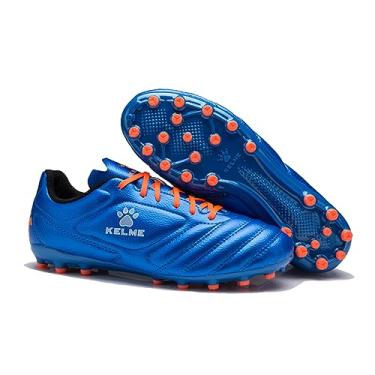 Imagem de KELME K-Fighting AG Chuteiras de futebol masculinas, femininas, unissex, couro de microfibra, juvenil, Azul, 39