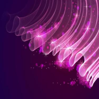 Imagem de Quadro Decorativo Arte Moderna Array Magic Particles Dark Design 30x30cm