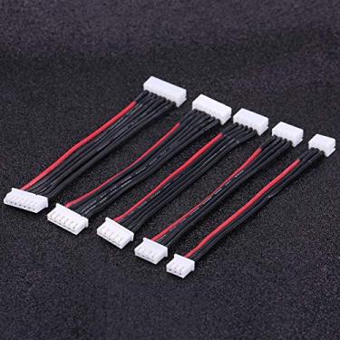 Imagem de LIPO Balance Extensão Cabo Silicone Fio 5pcs Conjunto para Baterias de Lítio RC Equilibrando Os Carregadores Masculinos para Fêmeas 2s 3s 4s 5s 6s