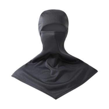 Imagem de Aymzbd Capô de Esqui de Esqui Scharf Máscara Cool Máscara Máscara de Proteção Da Máscara de Máscara de Pescoço Respirável para Motivar Bicicletas de Ciclismo, Cinza