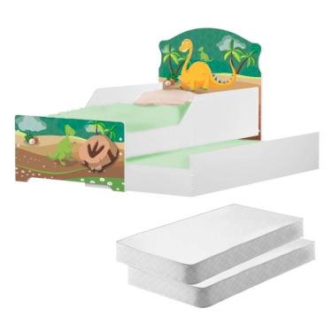 Imagem de Mini Cama Infantil Com Auxiliar Com Colchões