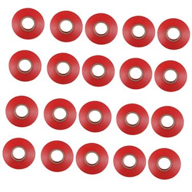 Imagem de barenx 20 peças de fita de amarrar à mão para plantas de jardim para máquinas de encadernação de galhos 3 cores - vermelho