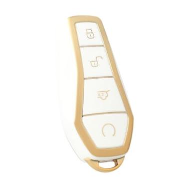 Imagem de Capa protetora de controle remoto para BYD ATTO3 TPU chaveiro para BYD Song/Plus Dolphin Tang Dmi Han EV Qin Yuan