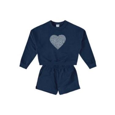 Imagem de Conjunto infantil menina em moletinho Mundi-Feminino