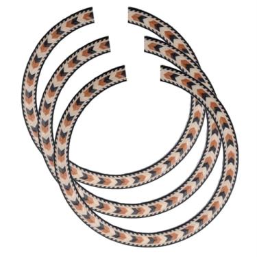 Imagem de Kit com 3 Rosetas Artesanais de Madeira para Violão e Viola Luthier