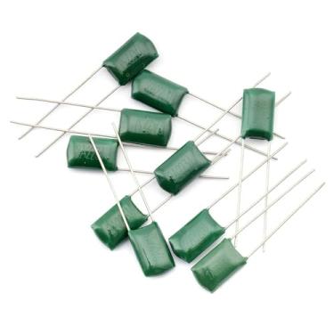 Imagem de Musiclily Capacitor de Poliéster 2A223J 0,022UF 100V para Guitarra e Baixo,Verde (10 Peças)