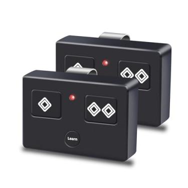 Imagem de YUKGAMS Controle remoto de 3 botões para abridor fantasma, abridores automáticos de portão compatível com TSS1XP TDS2XP TSS1 TDS2 LDM2 HDP1 DD2U LSM1 DS1U 2 unidades