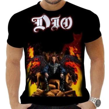 Imagem de Camiseta Camisa Personalizada Rock Clássico Metal Dio 6 - Obsidiana Co