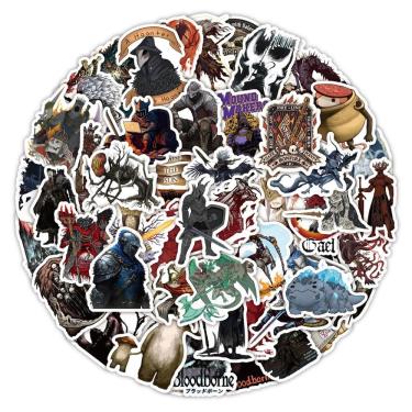 Imagem de Pacote de adesivos Darks Souls Anime, 50 unidades à prova d`água com design atraente