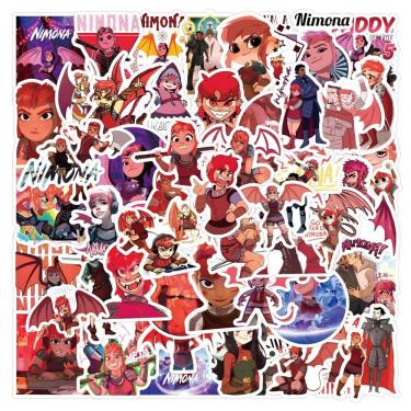 Imagem de Adesivos Nimonas Waterproof Vinyl Anime 60 unidades/lote para laptop