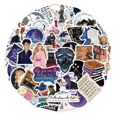 Imagem de Adesivos Acotars, vinil impermeável, anime, 60 unidades/lote